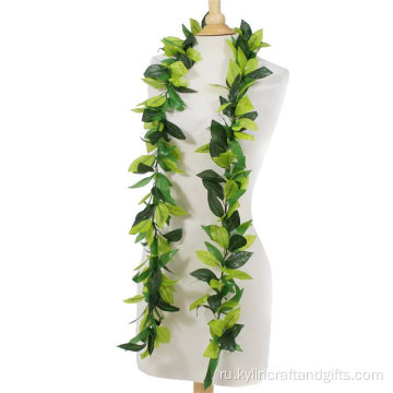 Высококачественный Hawaii Maile Leaf Open Lei